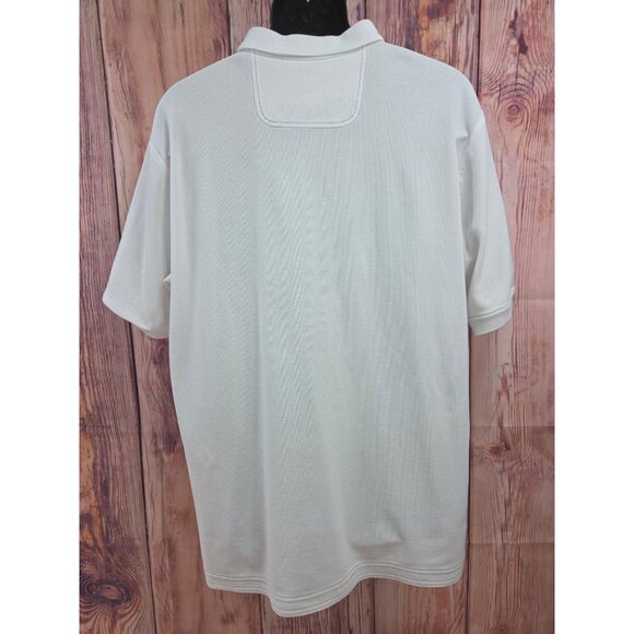 Tommy Bahama IslandZone Supima Cotton Mens Polo XXL White - Picture 2 of 7